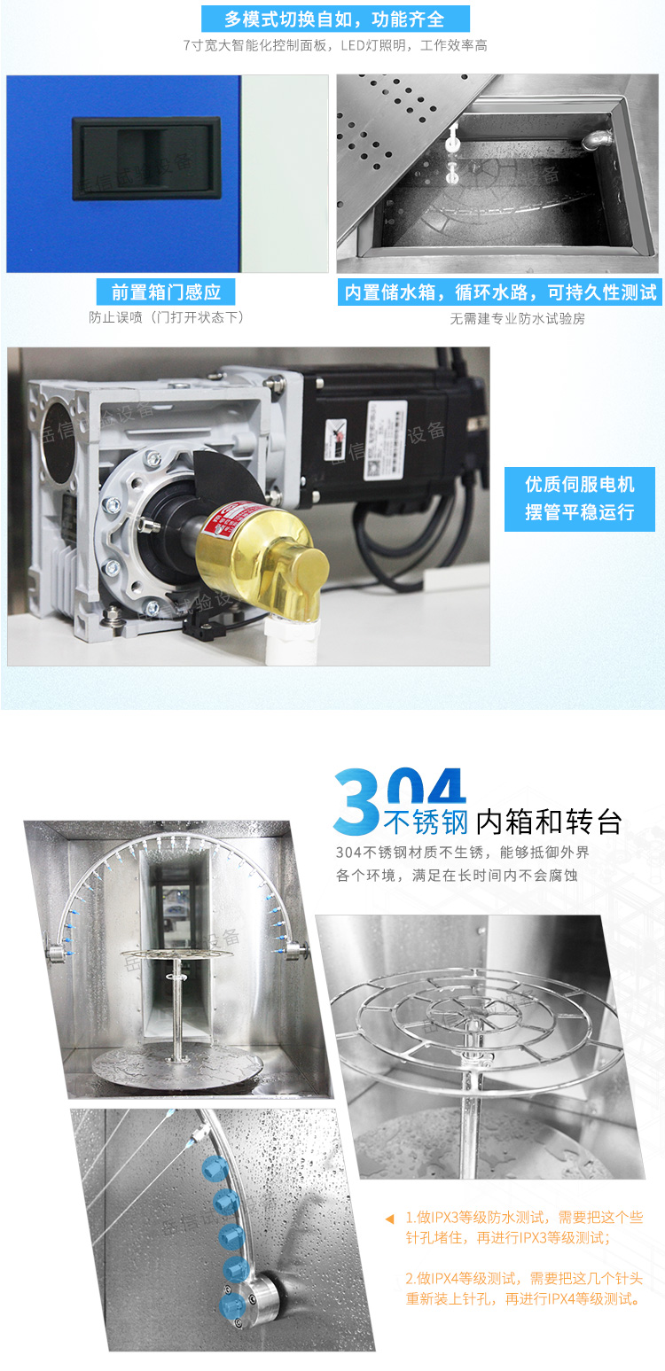 IPX3/4/5/6四種淋雨試驗(yàn)?zāi)Ｊ? src=